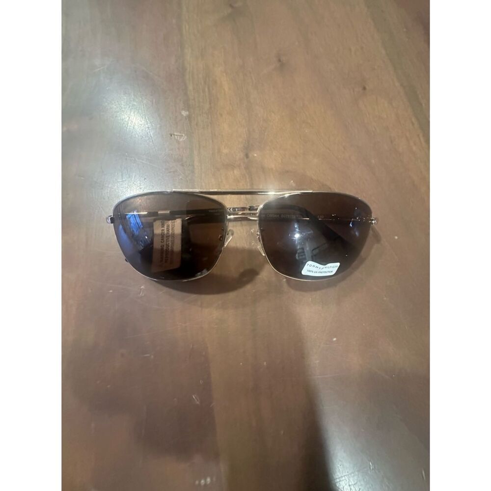 Tommy Hilfiger Frank Rectangular Sunglasses Gold Frame FRANK MM OM564